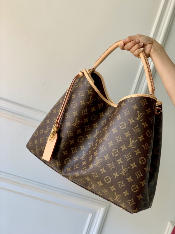 【LOUIS VUITTON】Graceful MM Monogram｜經典老花 × 編織手柄 × 大容量輕奢設計