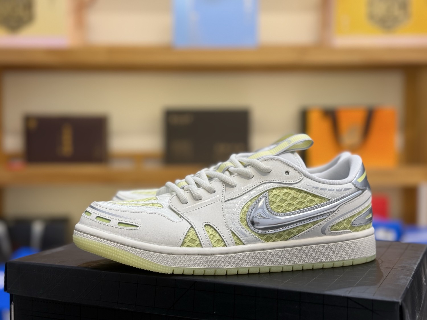 nike Air Jordan 1 Low 黑粽低幫運動鞋情侶款HQ2168-130尺碼36-46